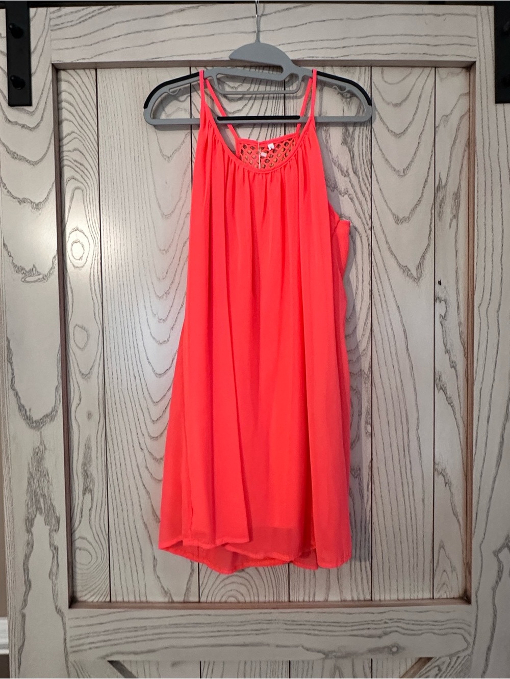 Bright Coral Sleeveless Women's Tank Top - Brand: